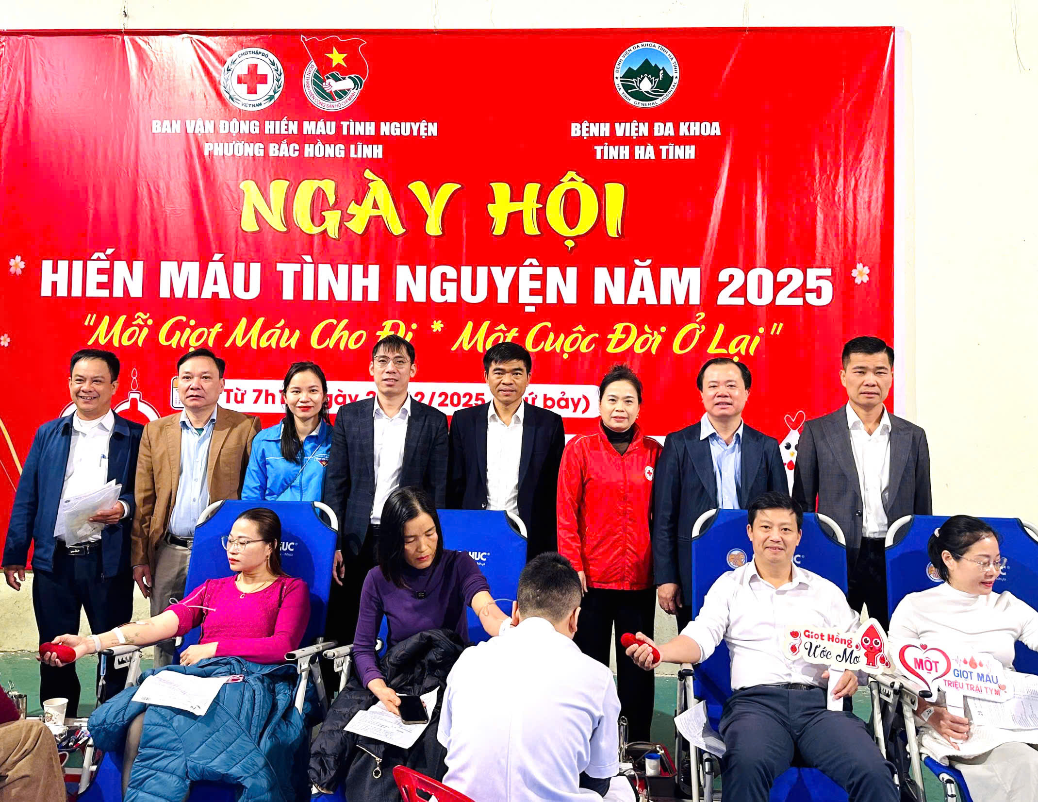 Lan toả tinh thần vì cộng đồng tại ngày hội hiến máu tình nguyện phường Bắc Hồng Lĩnh