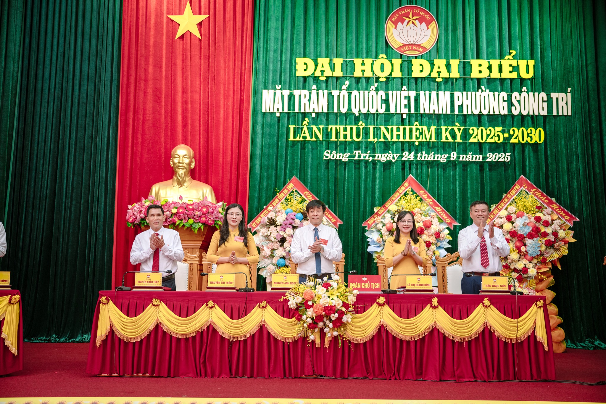  Phường Sông Trí tổ chức thành công Đại hội đại biểu MTTQ Việt Nam phường lần thứ I, nhiệm kỳ 2025 - 2030