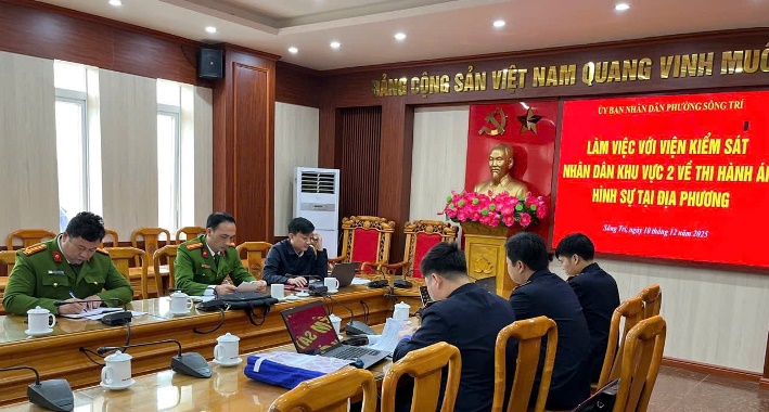 Viện kiểm sát nhân dân khu vực 2 - Hà Tĩnh trực tiếp kiểm sát việc thi hành án hình sự tại Ủy ban nhân dân phường Sông Trí