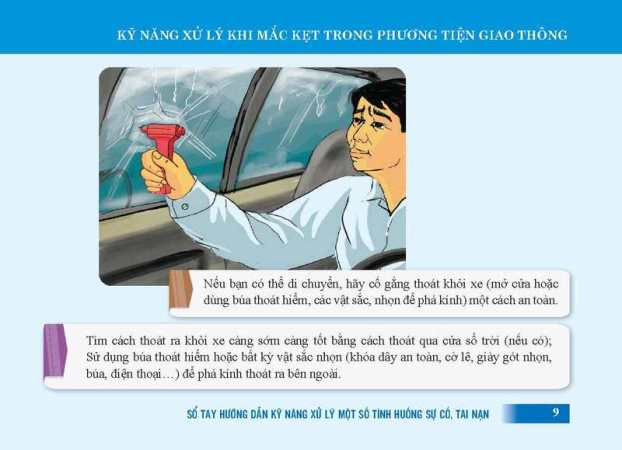 Kỹ năng xử lý khi mắc kẹt trong phương tiện giao thông