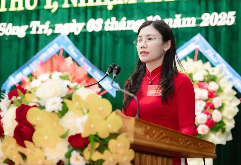 Đại hội đại biểu Phụ nữ phường Sông Trí lần thứ I, nhiệm kỳ 2025-2030 thành công tốt đẹp