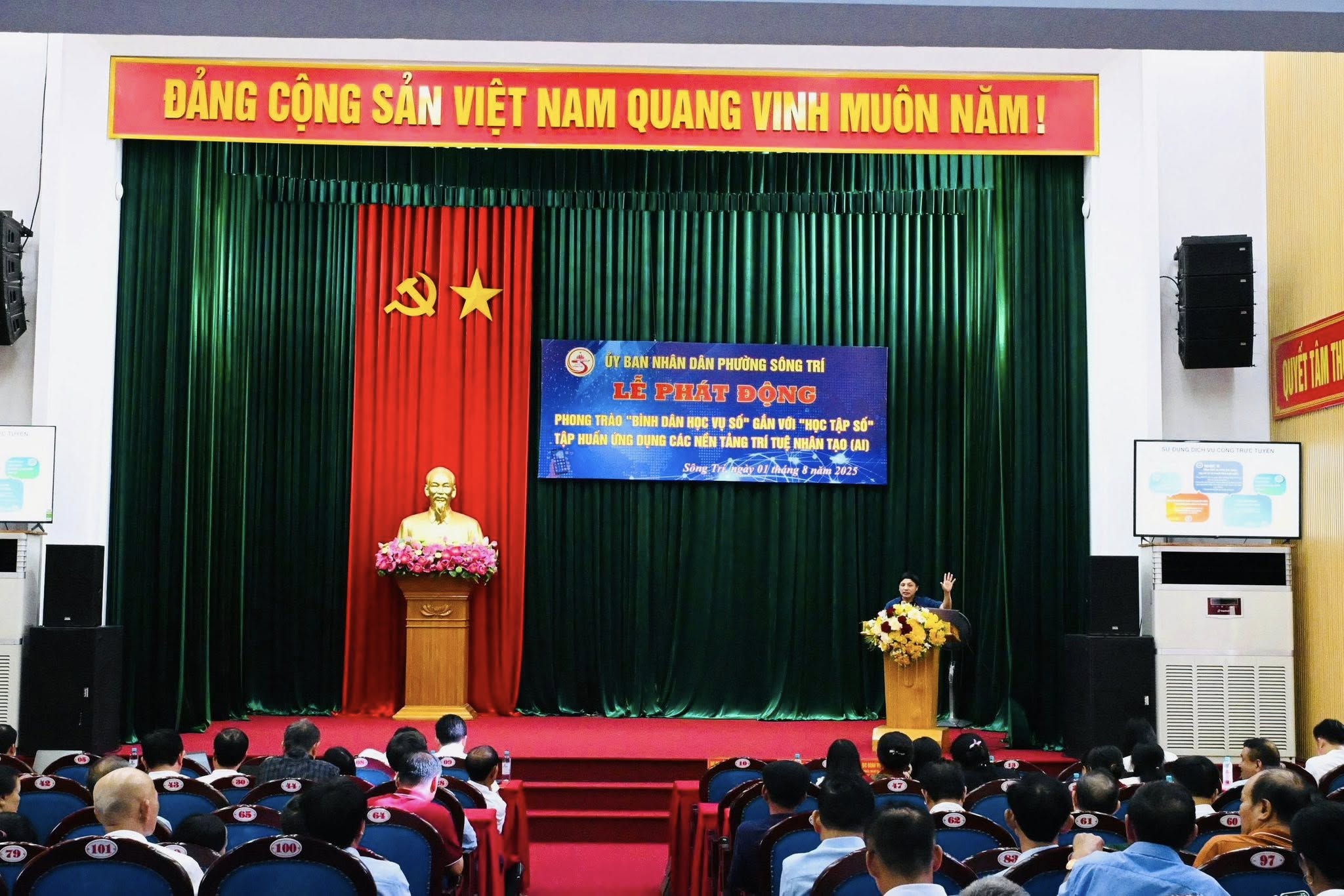 PHÁT ĐỘNG PHONG TRÀO “BÌNH DÂN HỌC VỤ SỐ” GẮN VỚI “HỌC TẬP SỐ” VÀ TẬP HUẤN ỨNG DỤNG CÁC NỀN TẢNG TRÍ TUỆ NHÂN TẠO  (AI)