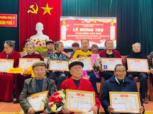 Phường Sông Trí tổ chức Lễ mừng thọ - Lan tỏa truyền thống Kính lão - Trọng thọ