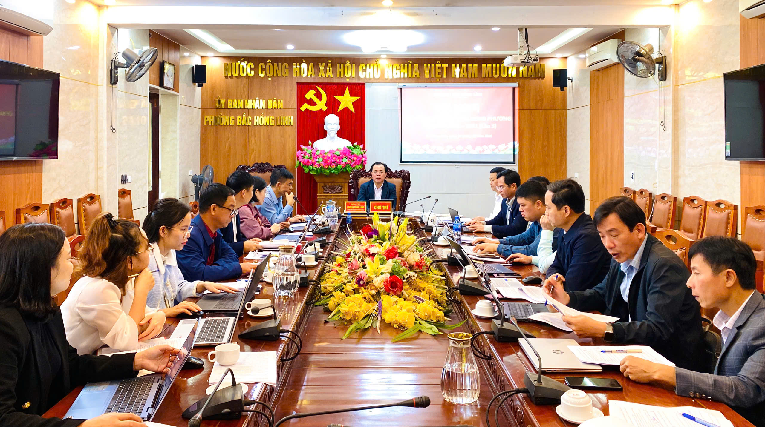 Ủy ban bầu cử phường Bắc Hồng Lĩnh tổ chức hội nghị lần thứ 3