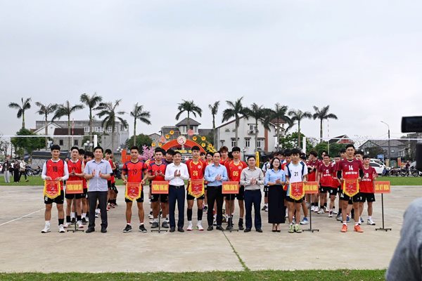 Khai mạc Giải bóng chuyền nam thanh niên cấp cụm năm 2026