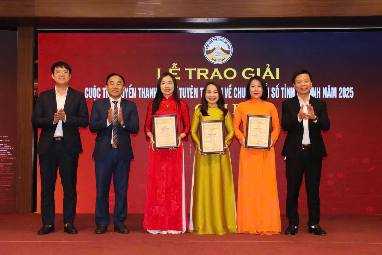 Phường Bắc Hồng Lĩnh đạt giải B Cuộc thi Truyền thanh tuyên truyền về Chuyển đổi số năm 2025