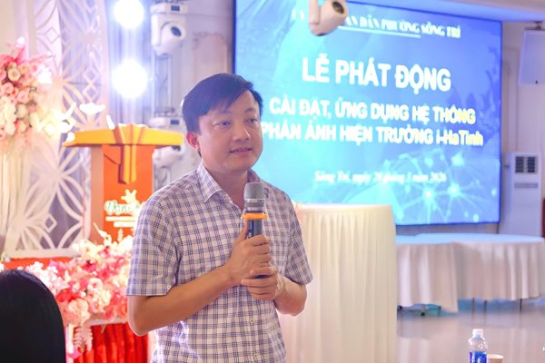 UBND phường Sông Trí phát động triển khai cài đặt ứng dụng phản ánh hiện trường i-HaTinh