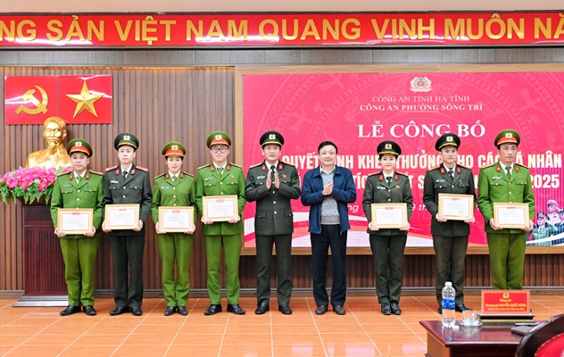 Công an phường Sông Trí tổ chức Hội nghị tổng kết công tác Công an năm 2025 và triển khai nhiệm vụ năm 2026