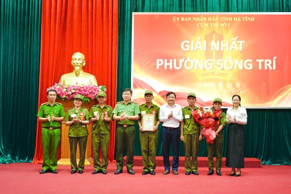 Phường Sông Trí dành giải Nhất tại Hội thi “Lực lượng tham gia bảo vệ an ninh, trật tự ở cơ sở giỏi” tỉnh Hà Tĩnh lần thứ I năm 2026, Cụm số 1