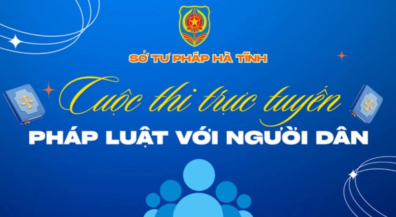 Tham gia cuộc thi trực tuyến "Pháp luật với người dân" năm 2025