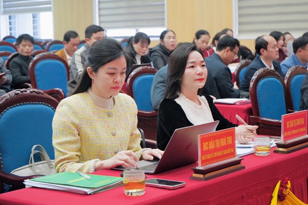 Ban Xây dựng Đảng phường Sông Trí tổ chức hội nghị hướng dẫn nghiệp vụ công tác xây dựng Đảng