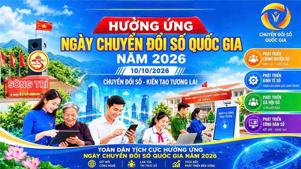  Hưởng ứng ngày chuyển đổi số quốc gia ngày 10/10/2026