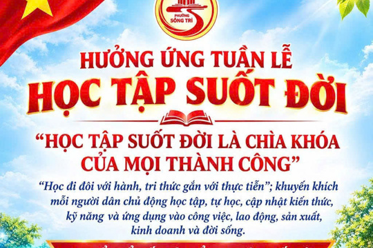 Hưởng ứng tuần lễ học tập suốt đời 