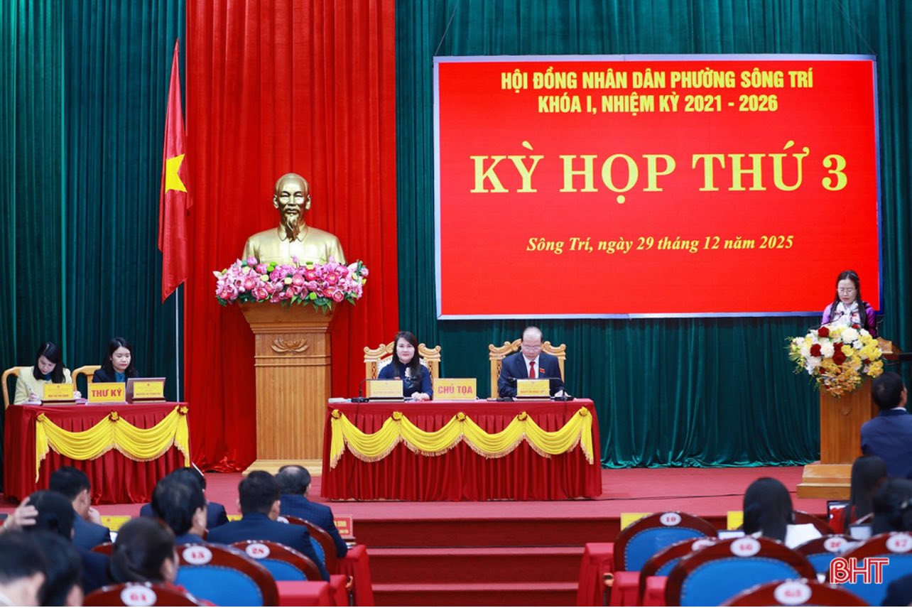 Hội đồng nhân dân phường Sông Trí Tổ chức Kỳ họp Thứ 3 HĐND phường Khoá I Nhiệm Kỳ 2021-2026 